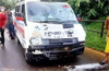 Sullia: 5 injured in container lorry-ambulance collision